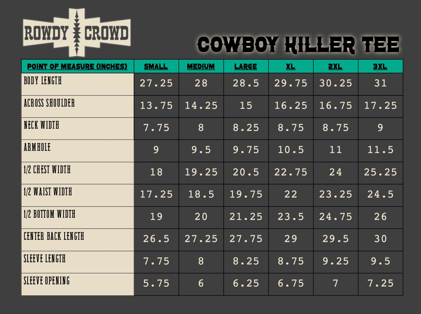 Cowboy Killer Tee